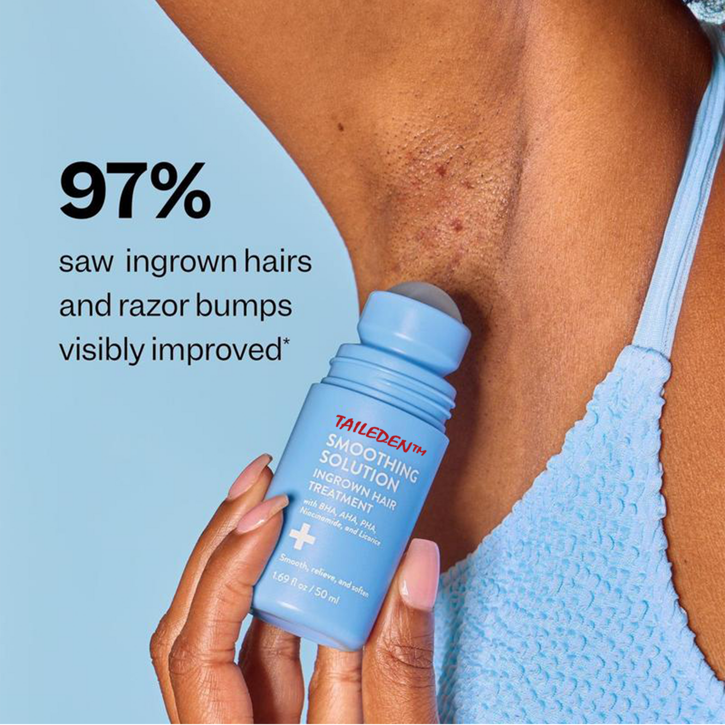 TAILEDEN™ Smoothing Solution Ingrown Hair Treatment: Glide Your Way to Silky-Smooth, Bump-Free Skin