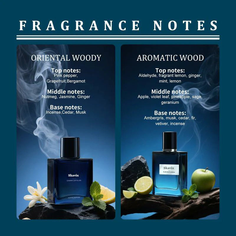 Final 3 Hours: 60%OFFđ„Skavix Gentlemenâs Fragrance Set with Marine Perfume & Club Gentâs Aroma