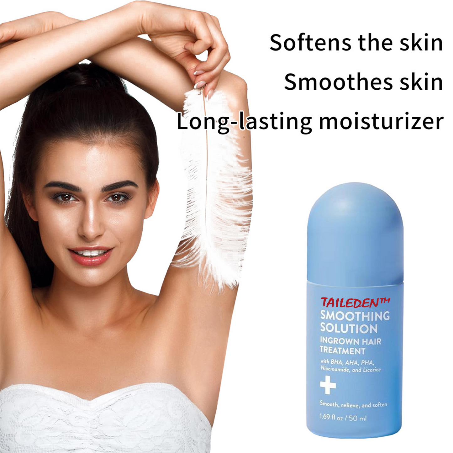 TAILEDEN™ Smoothing Solution Ingrown Hair Treatment: Glide Your Way to Silky-Smooth, Bump-Free Skin