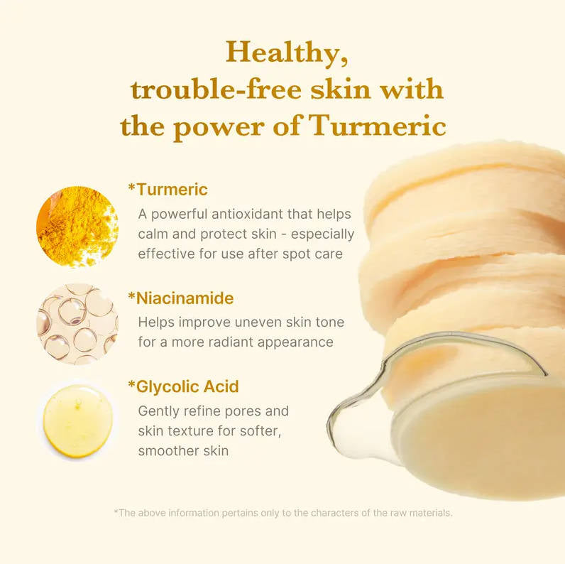 Alisanda™ Kojic Acid Turmeric Clarifying Toner Pad
