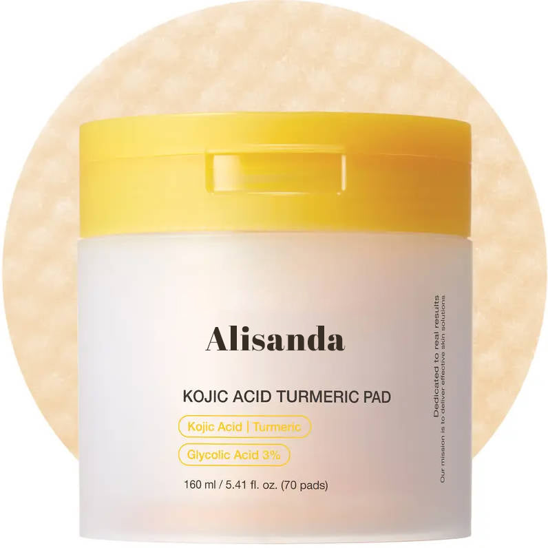 Alisanda™ Kojic Acid Turmeric Clarifying Toner Pad