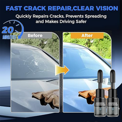 🔥 Final Day 50% OFF 🔥- 🔧CRACKED GLASS REPAIR KIT – For Car Windshields 🚗, Phones 📱 & Mirrors 🪞